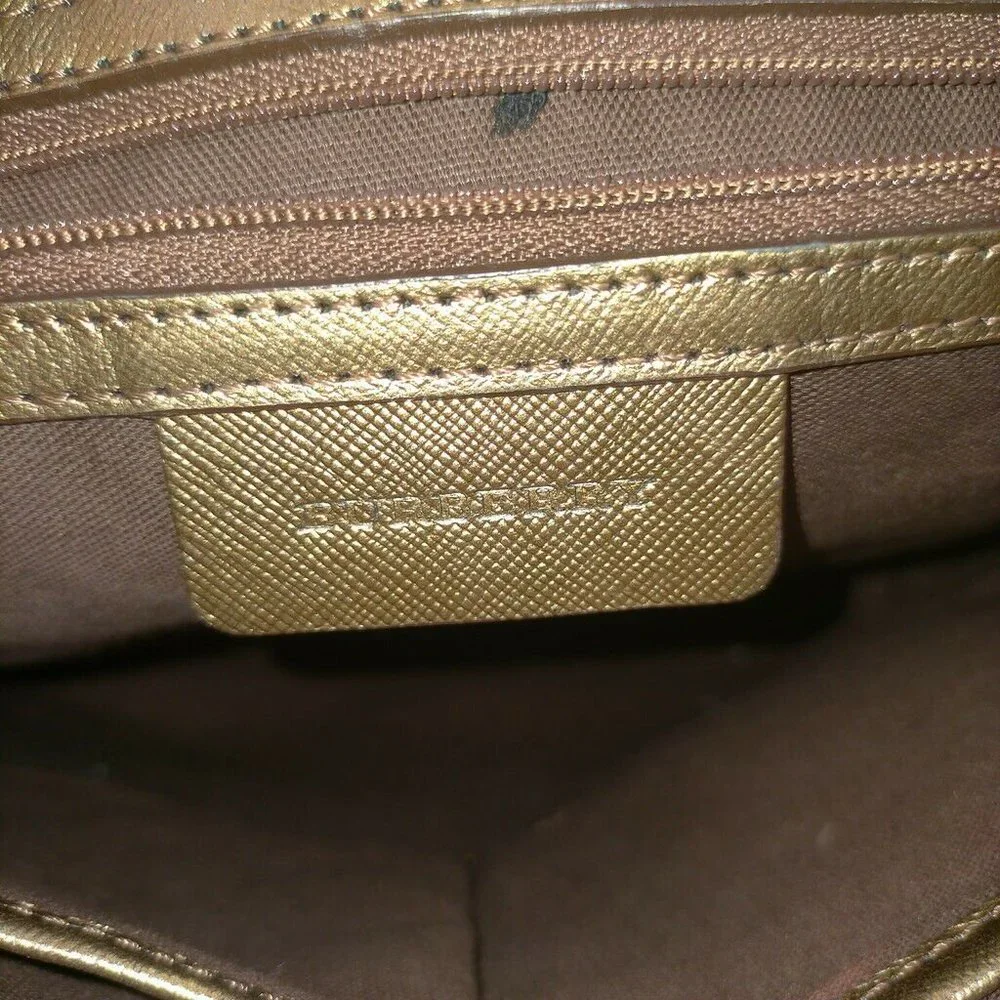 Burberry Shoulder Bag Beiges Canvas